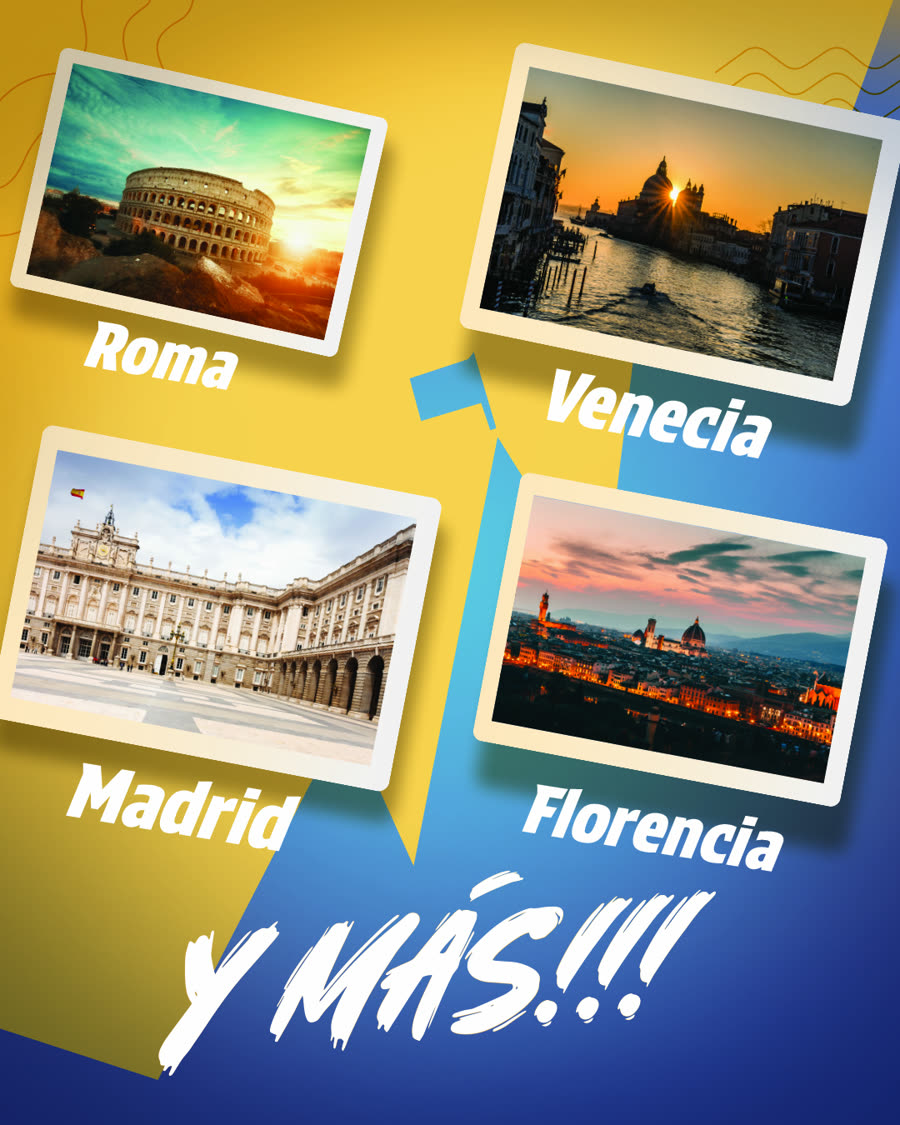 Post: Roma, Venecia, Madrid y Florencia